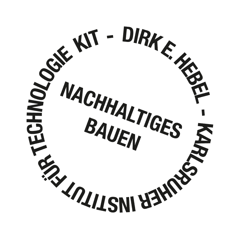 Logo KIT Nachhaltiges Bauen - Dirk E. Hebel